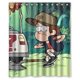 thumbnail image 1 of Cortina de ducha de Gravity Falls, espeluznante, con ganchos, tamaño 60 x 72 pulgadas., 1 of 3