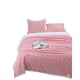 thumbnail image 1 of Frazada Texturizada Con Sherpa 1 5 Plaza Rosa, 1 of 4