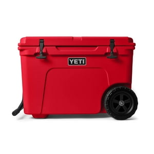 Cooler Yeti Tundra Haul Hard Wheeled Rescue Red