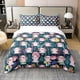 thumbnail image 2 of Cartoon Axolotl Bedding Set Twin Full Size Cute Ocean Animal Duvet Cover with 2 Pillow Sham Pink Comforter Cover Set Decorative, 2 of 5