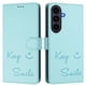 thumbnail image 2 of Funda Cartera para Samsung Galaxy S25 FE con Bloqueo RFID, Cierre Magnético y Ranuras Tarjetas Verde, 2 of 6