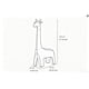 thumbnail image 2 of Pouf Kids Girafa Gris, 2 of 6