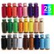 thumbnail image 3 of Kit de hilo de coser ilauke, 50 piezas, 400 m, poliéster, 25 colores, 3 of 9
