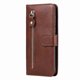 thumbnail image 3 of Funda tipo cartera para Google Pixel 7 con bolsillo con cremallera y ranuras para tarjetas – Función de soporte Marrón, 3 of 6