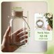 thumbnail image 3 of Juego de 6 jarrones de vidrio transparente TAOZIMA con envoltura de yute, 3 of 7