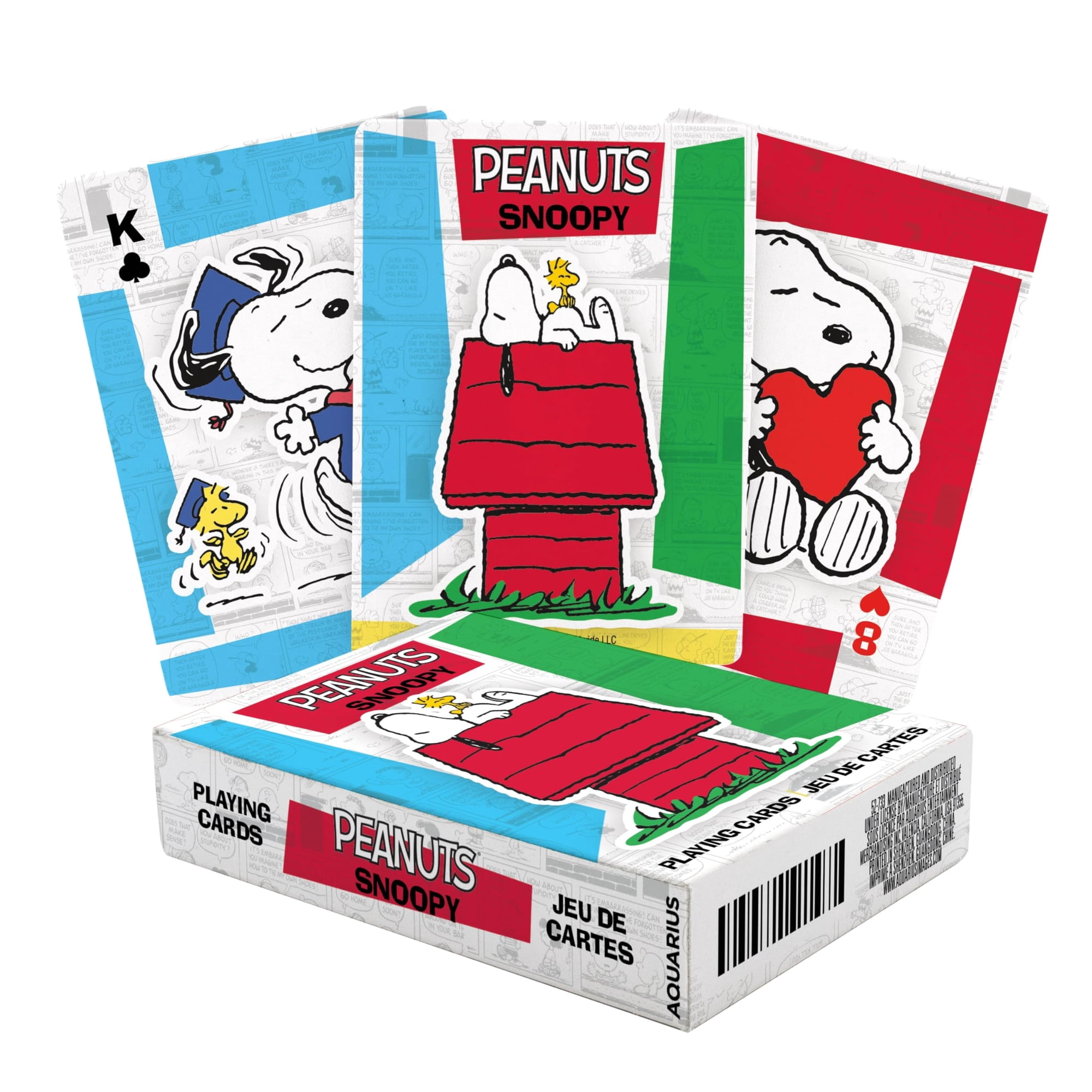 Baraja De Cartas Con Temática De Snoopy De Aquarius Peanuts