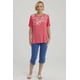 thumbnail image 2 of Polera Mujer Estampada Fucsia, 2 of 8
