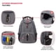 thumbnail image 3 of Mochila para portátil SwissGear 1900 Scansmart TSA 17 Heather Grey, 3 of 9