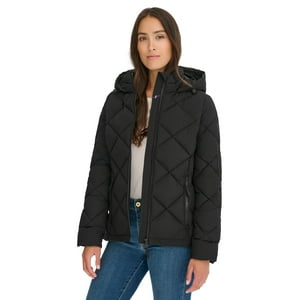 Chaqueta Tommy Hilfiger Ligera Con Cremallera Para Mujer, Color Negro
