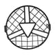 thumbnail image 1 of Protector De Parrilla Para Faro De Motocicleta De 6,5 Pulgadas Para Cafe Racer Triangle Center, 1 of 5