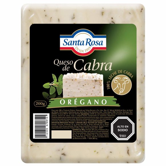 Queso de Cabra Orégano Trozo, 200 g