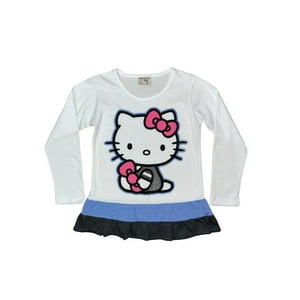 Polera Niña Hello Kitty Blanco 10