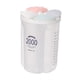 thumbnail image 4 of Caja Plástica Dividida Organizador Transparente BPA Libre Caja De Plástico Contenedor De Almacenamiento 2000ml, 4 of 5