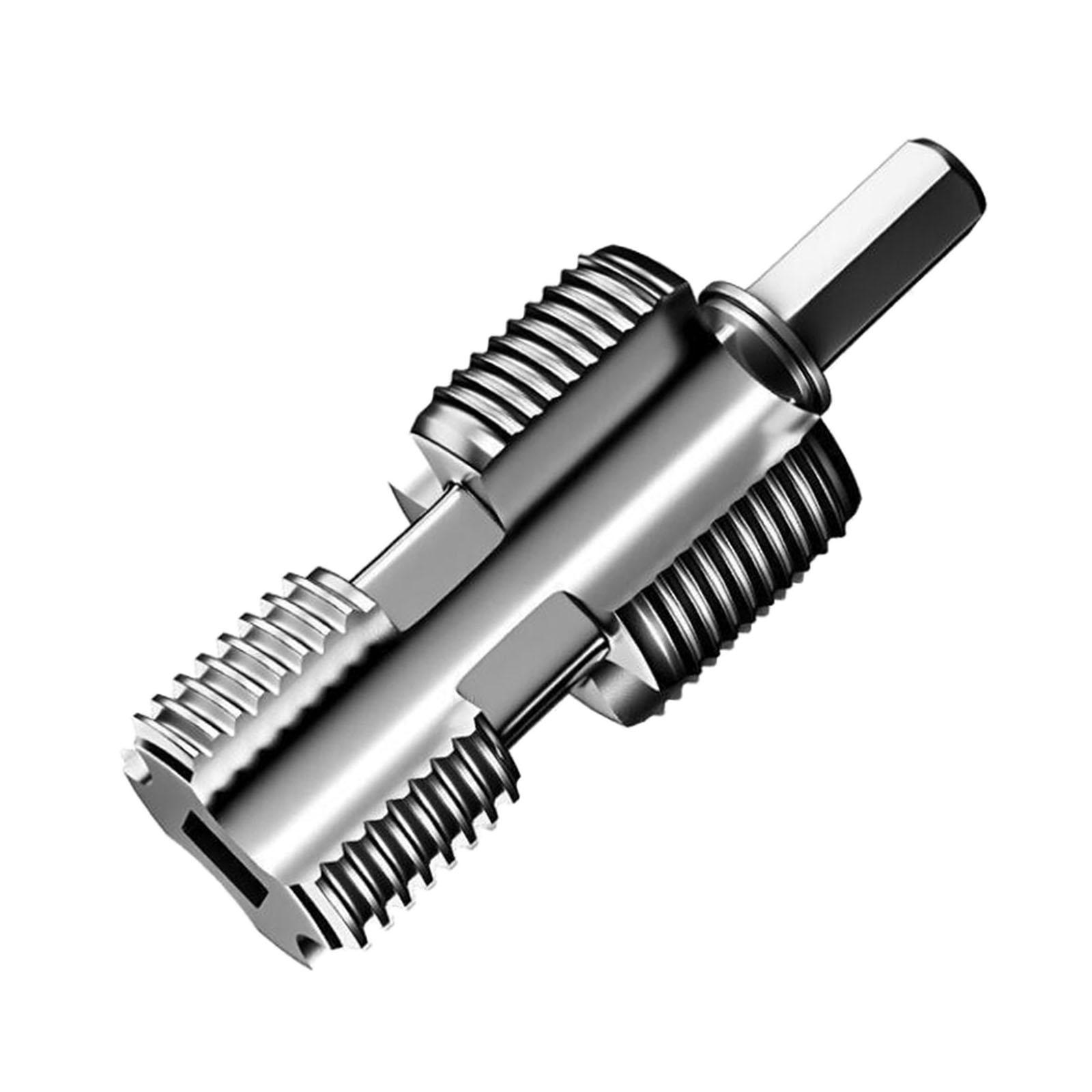 Magideal - Roscador De Tubos De Pvc, Herramienta Para Roscar Tubos Con Taladro Eléctrico De 24 V, Herramienta Para Renovación Del Hogar, Mantenimiento Del Hogar