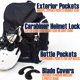 thumbnail image 3 of Mochila de Hockey Athletico Grande Negra, 3 of 9