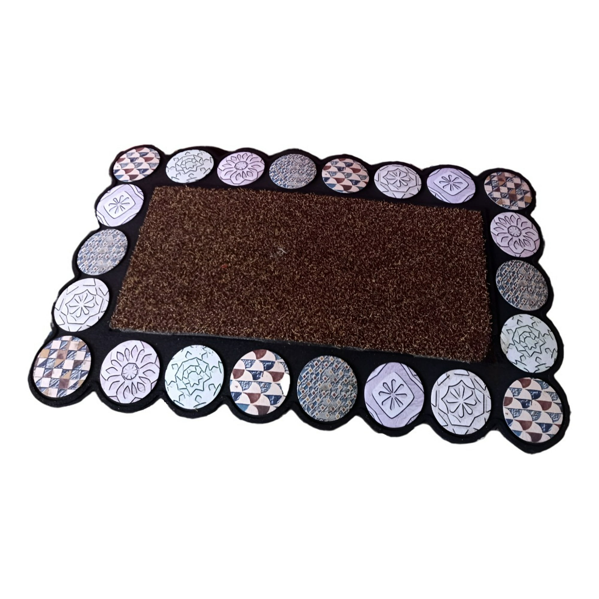 Genérico - Alfombra Decorativa Goma 3d Interior Exterior Jhn