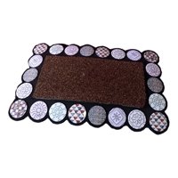 Genérico - Alfombra Decorativa Goma 3D Interior Exterior Jhn