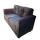 thumbnail image 2 of Sofa 2 Cuerpos Bilbao Felpa Negro, 2 of 3