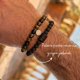 thumbnail image 1 of Pulsera de Piedra Volcánica con Signo Zodiacal negro, 1 of 3