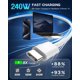 thumbnail image 2 of Cable USB-C DreemTeam 240W 2M USB-C a USB-C, 2 of 7