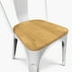 thumbnail image 5 of Silla Diseño Tolix Asiento Madera Blanco, 5 of 6