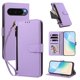 thumbnail image 2 of Funda con Billetera para [Google Pixel 9 Pro 5G] con Bolsillo Zipper y Tarjetero Morado claro, 2 of 6