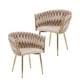 thumbnail image 1 of Pack 2 Sitiales Queen Terciopelo - Beige, 1 of 3