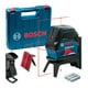 thumbnail image 1 of Nivel Laser Rojo Bosch Gcl 2-15 + Base + Soporte + Maletín azul, 1 of 6