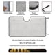 thumbnail image 2 of El Mago de la Ciudad Esmeralda Parasol para Parabrisas Delantero Protector Plegable, Visera Solar para Auto Bloquea Rayos UV Mantiene tu Vehículo Fresco 130cm*70cm, 2 of 6