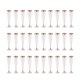 thumbnail image 5 of Paquete De 30 Copas, Copas De Champán, Plástico Desechable Para Eventos, Suministros Para Fiestas, Oro Rosa, 5 of 5