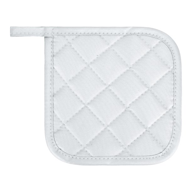 Agarradores de Ollas, Salvamanteles Resistentes al Calor, Almohadillas Antideslizantes para Encimeras, Agarradores de Horno para Cocina, Cocción, Horneado y BBQ Plata 4 Piezas