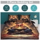 thumbnail image 5 of Avengers Blue Circle Boys Bedding SetsBedding Features Captain America, Hulk, & Thor - Super Soft Bed Sheets, 5 of 5
