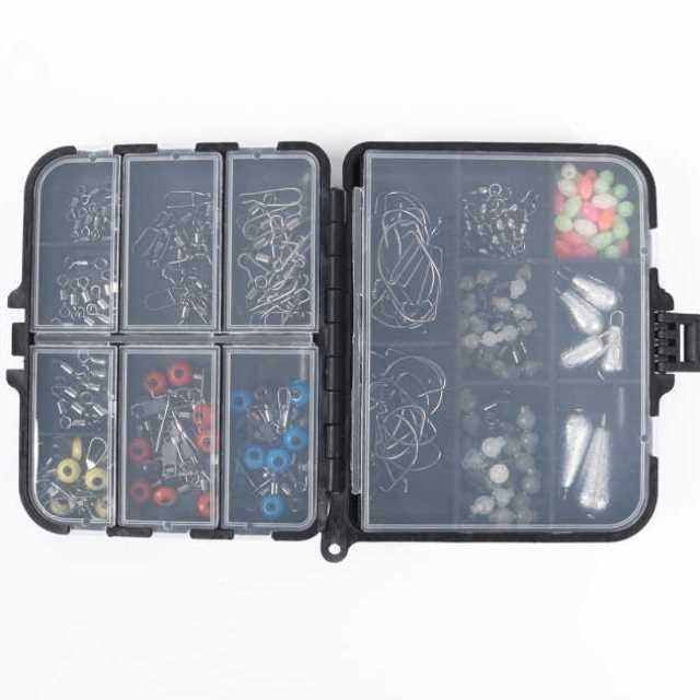Master Prox - 177 Unids Kit De Accesorios De Pesca Con Caja De Aparejos