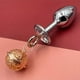 thumbnail image 3 of BDSM Anal Plug - Metal Bell Butt Plug for Masturbation and Sex Game - Erotic Props for Men and Women, 3 of 5