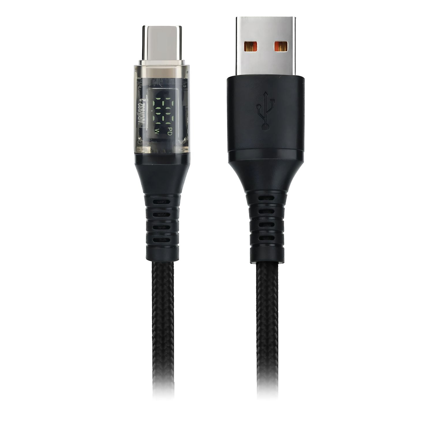 Tecnolab - Cable Usb A A Tipo C 20w Con Pantalla Led - Sc
