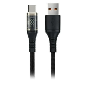 Tecnolab - Cable Usb A A Tipo C 20W Con Pantalla Led - Sc