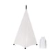 thumbnail image 5 of DJ Light Speaker Stand Cover Iluminación Trípode Stand Scrim Para Eventos Bodas Blanco 2 Lados, 5 of 5