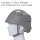 thumbnail image 4 of Casco Cpairng, protección gruesa para personas mayores, jóvenes y niños, color gris, 4 of 8