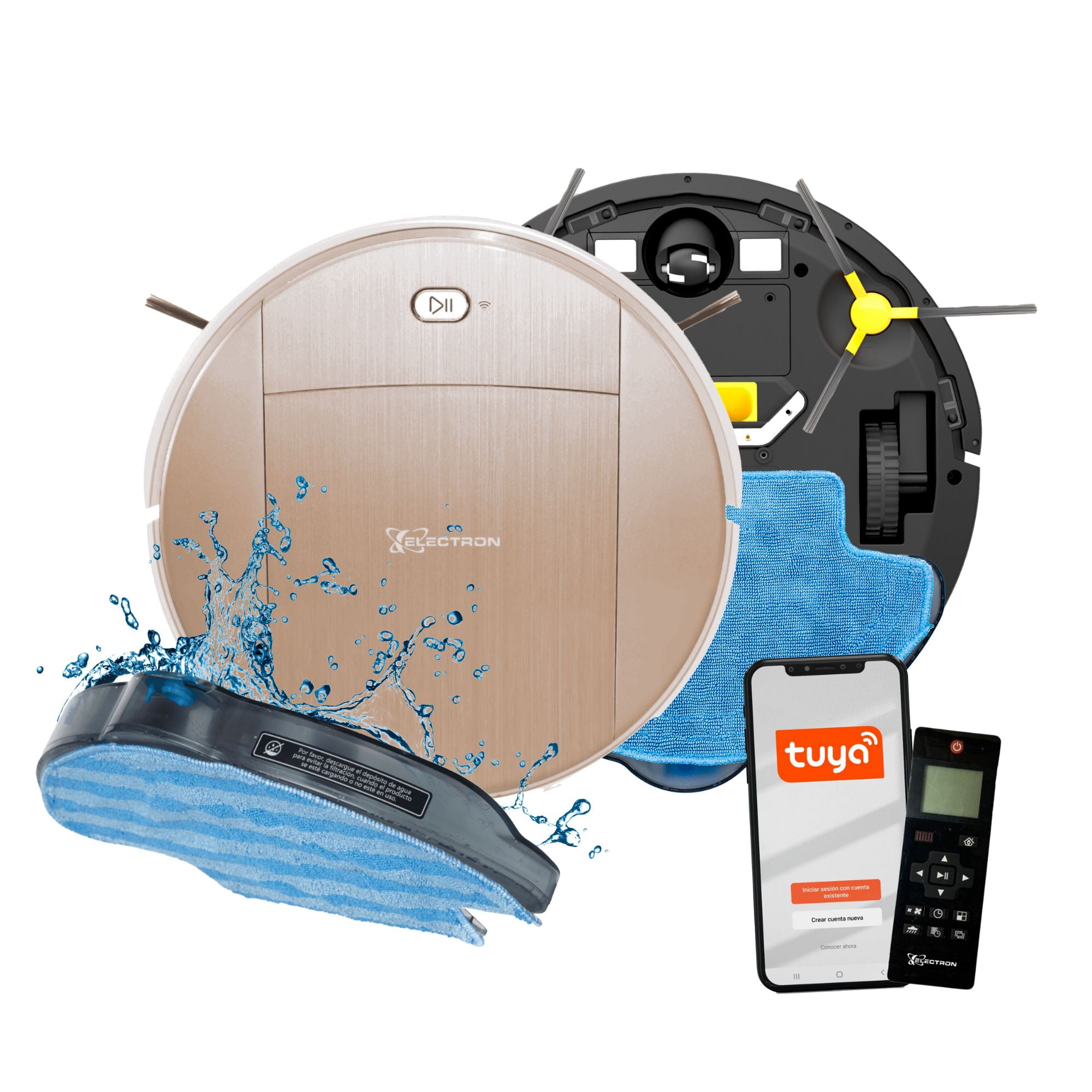 Robot Aspiradora Trapeadora Electron Ba10700 Wifi