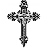 Rienda Libre Graphics - Decomural Celtic Cross Christianity Ws-18385