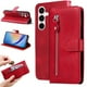 thumbnail image 2 of Funda con Cremallera para Samsung Galaxy A35, Carcasa Cartera de Cuero PU con Soporte y Tarjetero, 2 of 6