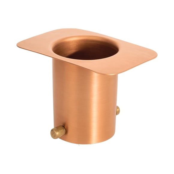 Adaptador de Canaleta Monarch Rain Chains de Cobre Resistente al Óxido