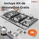 thumbnail image 5 of Encimera Gas Licuado 5 Platos Acero Inox con Chispero, 5 of 12