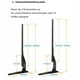 thumbnail image 2 of Soporte para TV de 37 a 65 pulgadas Soporte para TV Soporte universal de altura ajustable DE, 2 of 5