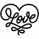 thumbnail image 1 of Decomural Love Amor Corazón Infinito VD-71022, 1 of 2