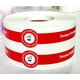 thumbnail image 2 of Adhesivos Tamper Evident Seals para tapas de bebidas, 3,2 x 22,9 cm, 2 of 7