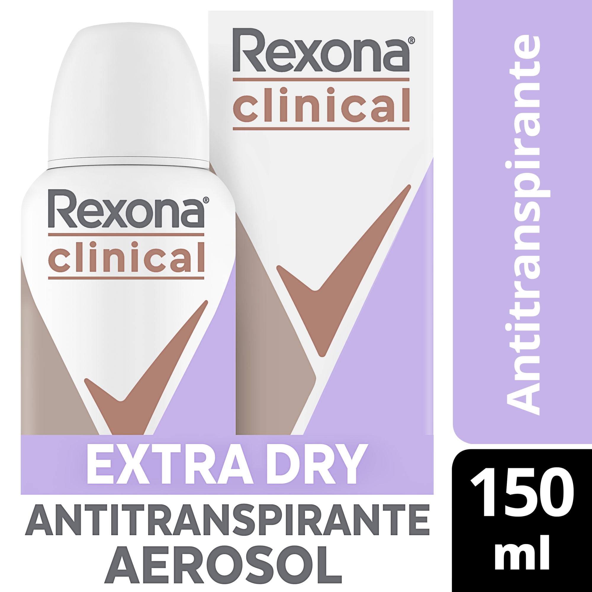 Desodorante Aerosol Rexona Clinical Extra Dry Mujer