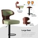 thumbnail image 4 of Juego de 2 Bancos de Bar Nalupatio con Altura Ajustable y Giro Verde, 4 of 8
