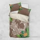 thumbnail image 1 of Juego de cama Polinesia Dúo Tiburones Tropical Marrón LT7, 1 of 3