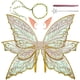 thumbnail image 1 of Juego de mariposas doradas Fairy Wings VersaCharm, tamaño grande, 86 x 64 cm, 1 of 9